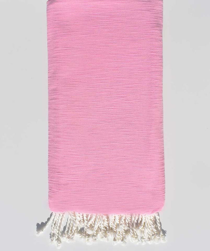Jeté flammé rose clair 2m*2.80m Fouta Tunisia - 2
