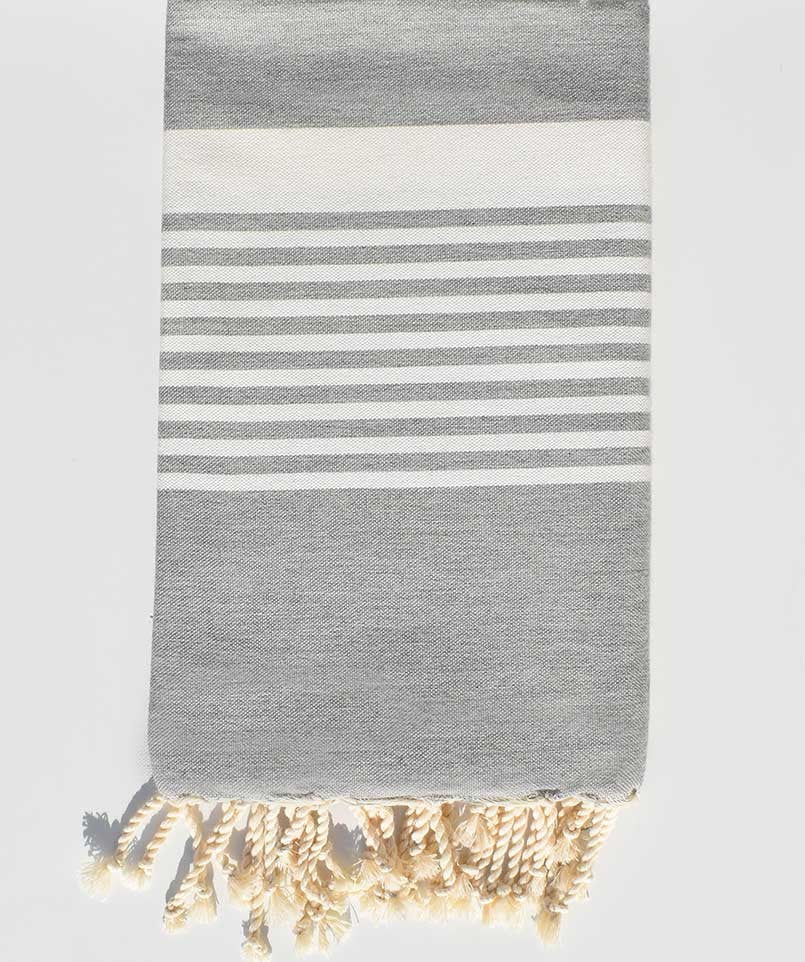 Fouta arthur gris  - 1