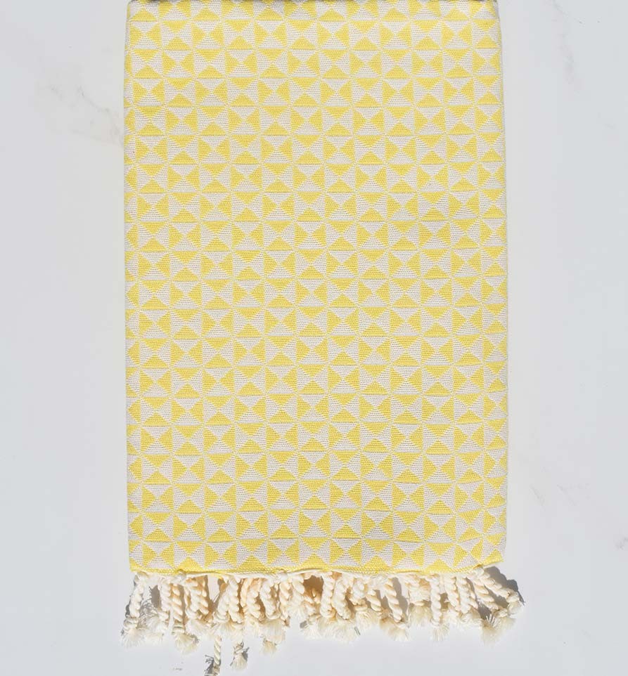 Fouta papillon jaune Fouta Tunisia - 1