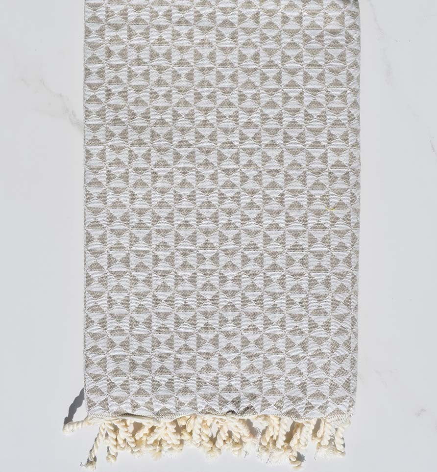 Fouta papillon couleur sépia Fouta Tunisia - 1