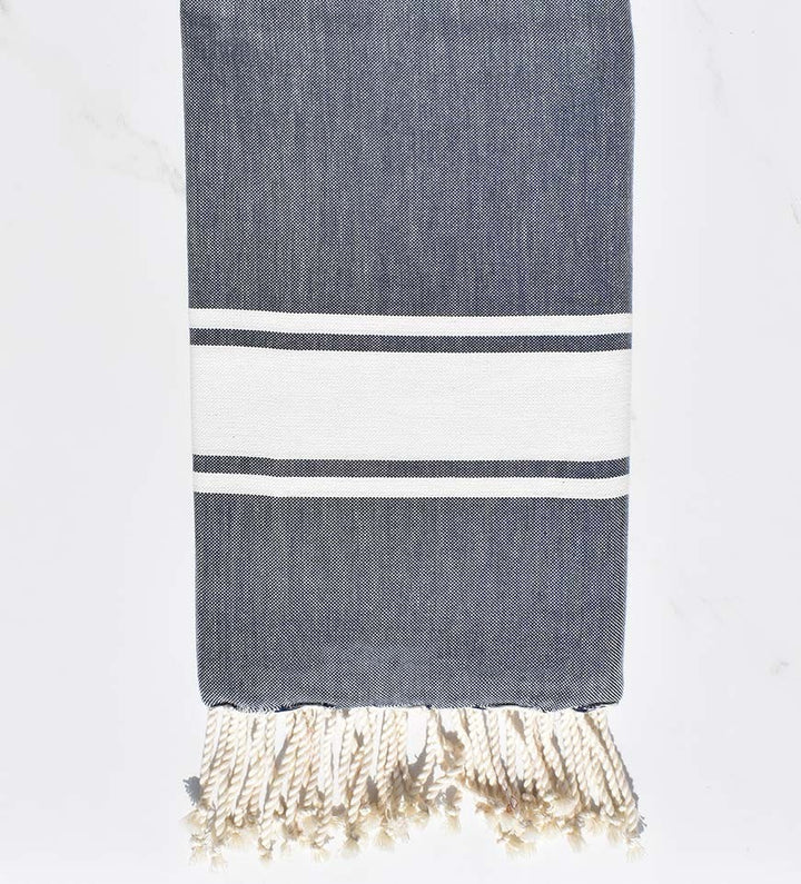 Fouta Plate Bleu denim Fouta Tunisia - 2