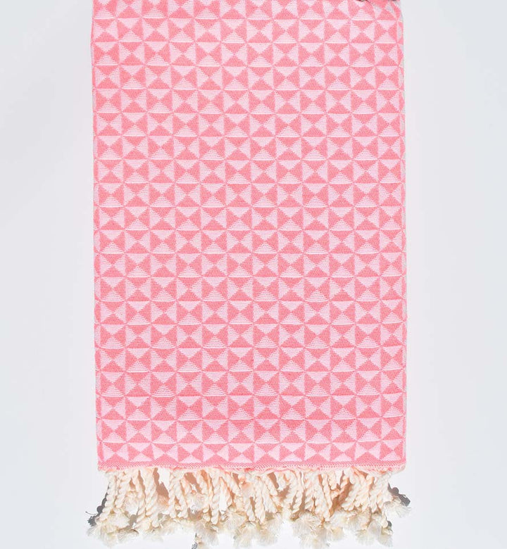 Fouta papillon rose fluo Fouta Tunisia - 2