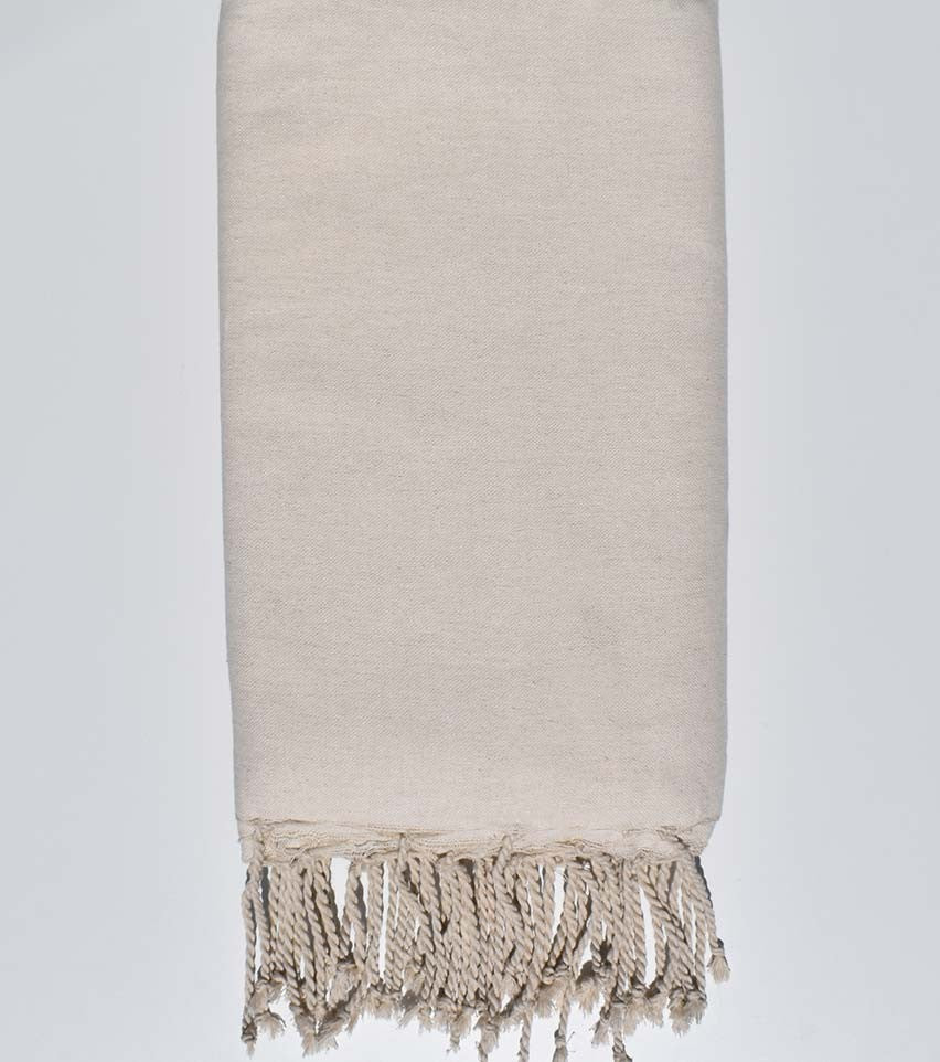 Jeté Plate Blanc crème  - 1