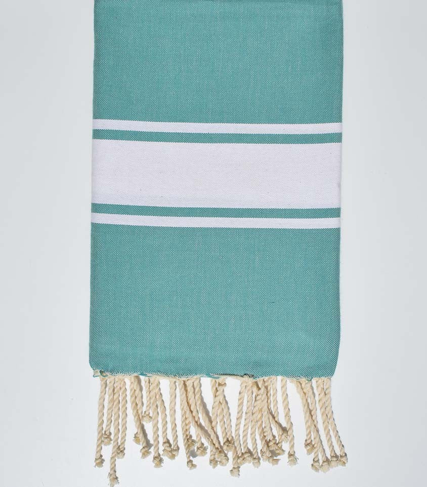 Fouta Plate vert glauque Fouta Tunisia - 1