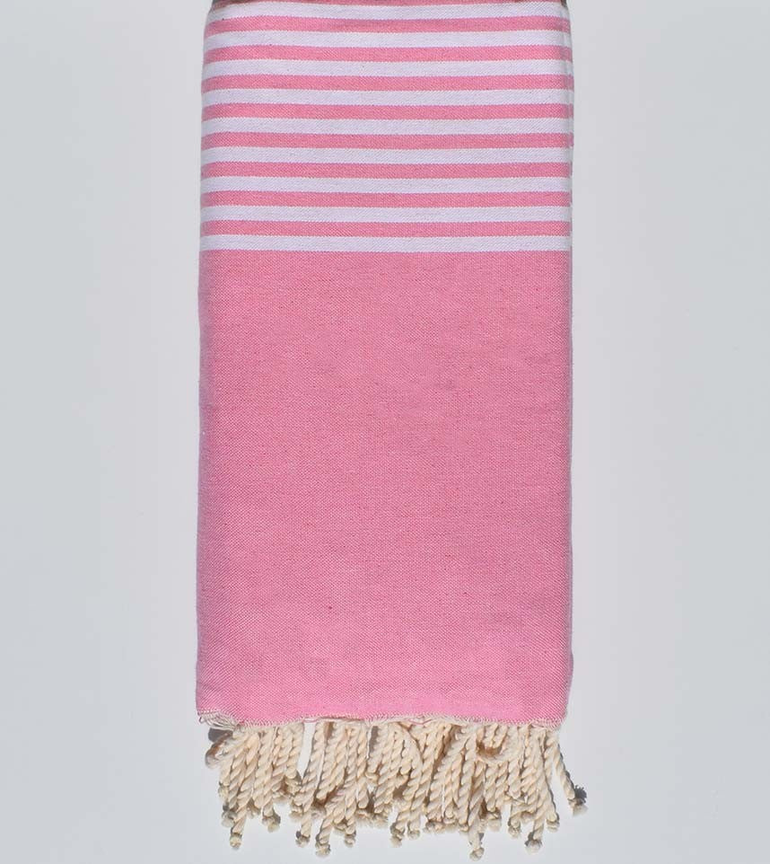 Jeté rose clair Fouta Tunisia - 1