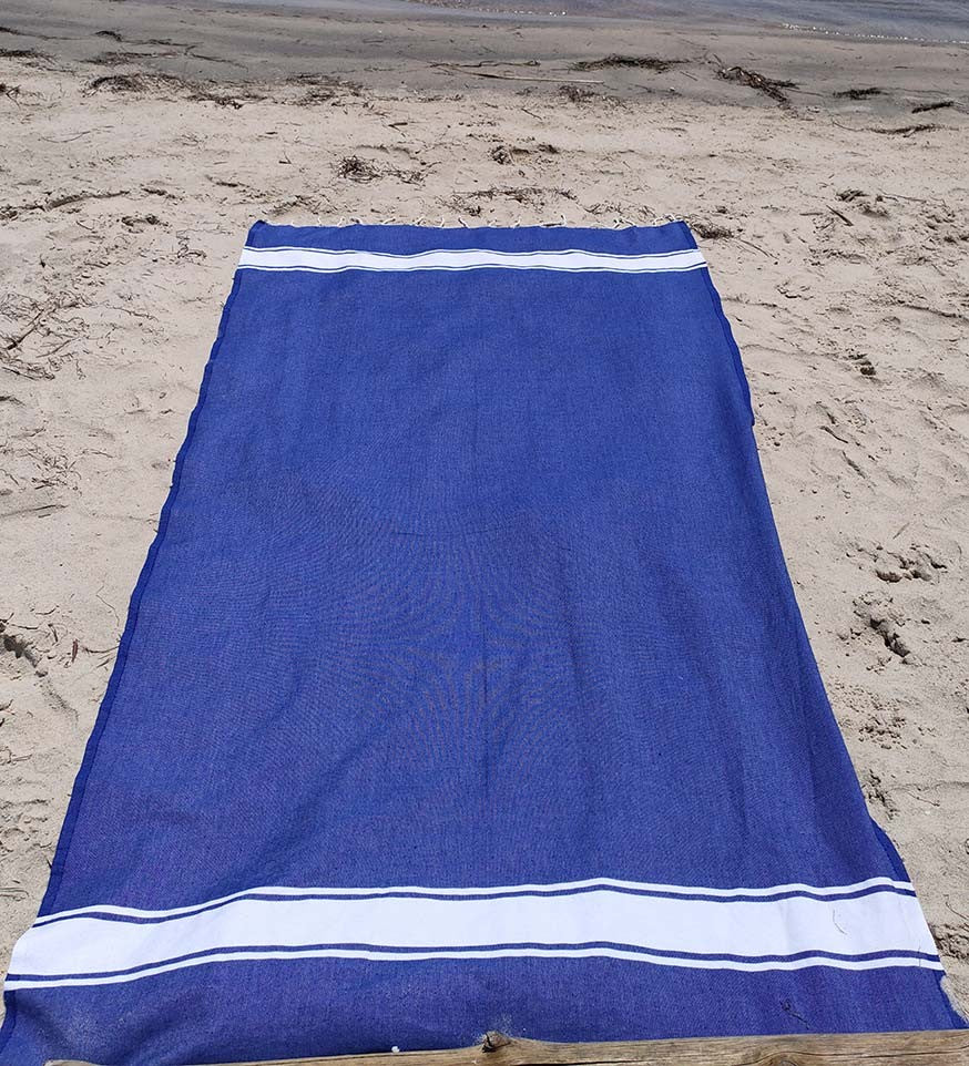 Fouta Plate Lapis lazuli Fouta Tunisia - 1