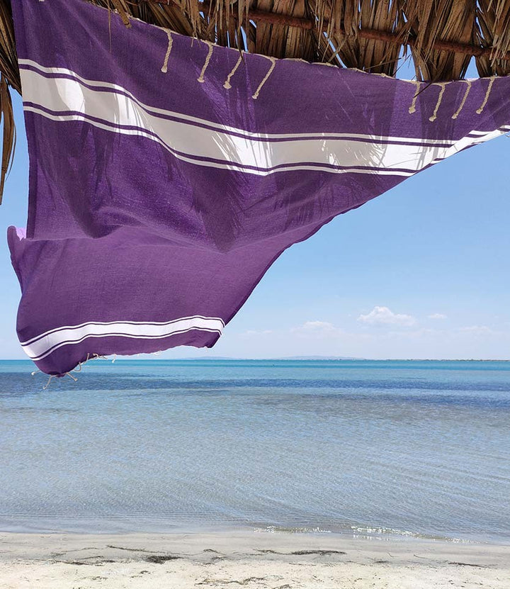 Fouta plate prunelle Fouta Tunisia - 1