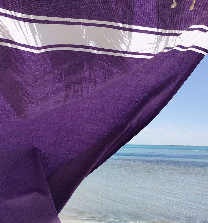 Fouta plate prunelle Fouta Tunisia - 3