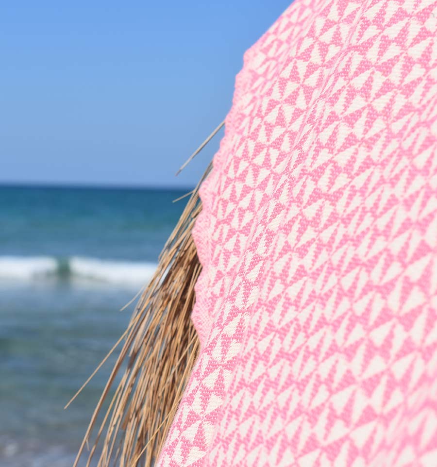 Fouta papillon rose bébé Fouta Tunisia - 2