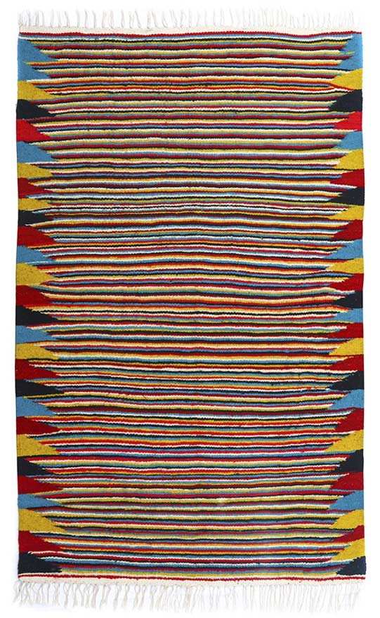 Tapis Kilim multicolore Fouta Tunisia - 1