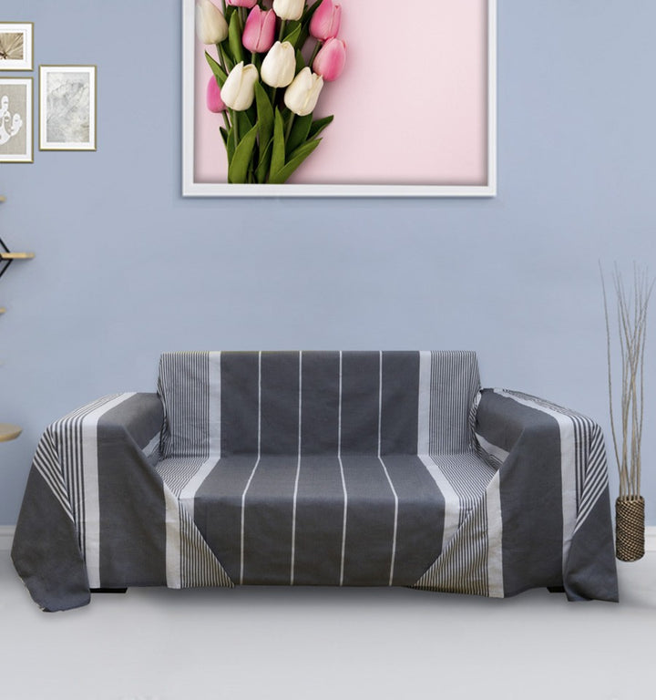 Jeté gris acier Fouta Tunisia - 2