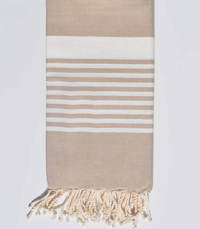 Fouta arthur beige  - 2