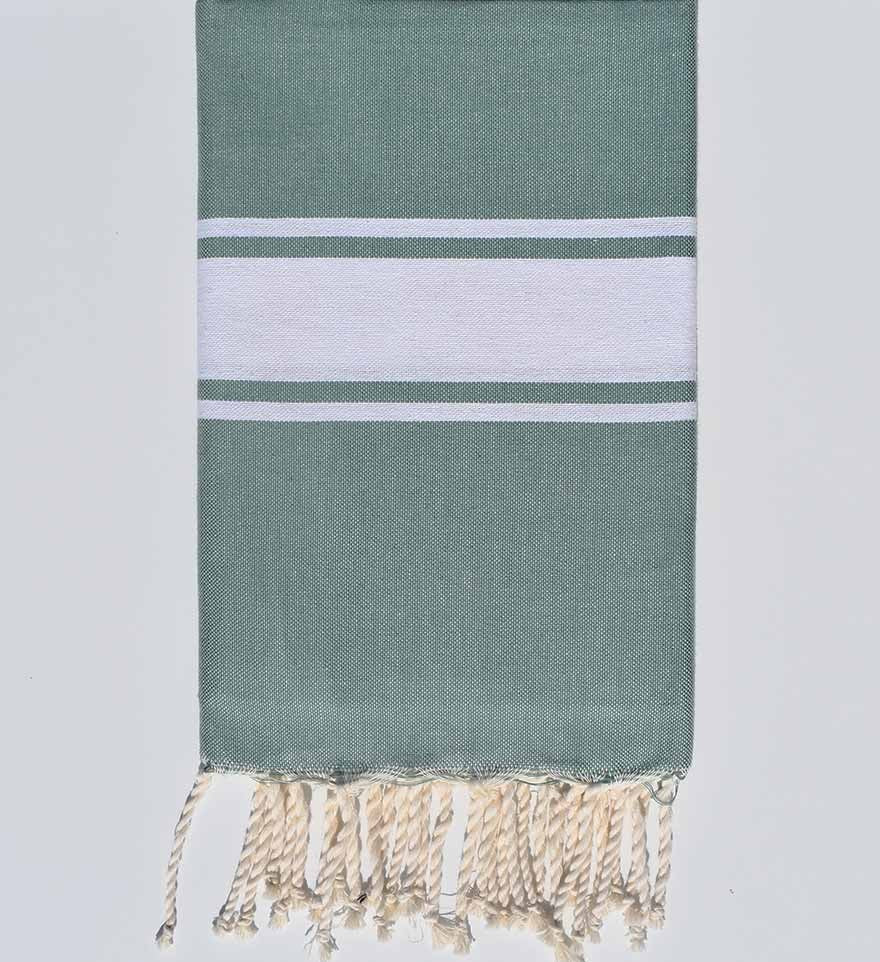 Fouta Plate vert épinard Fouta Tunisia - 1