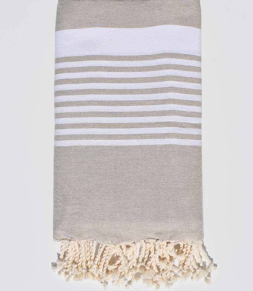 Jeté beige sable 1.90m*2m  - 1