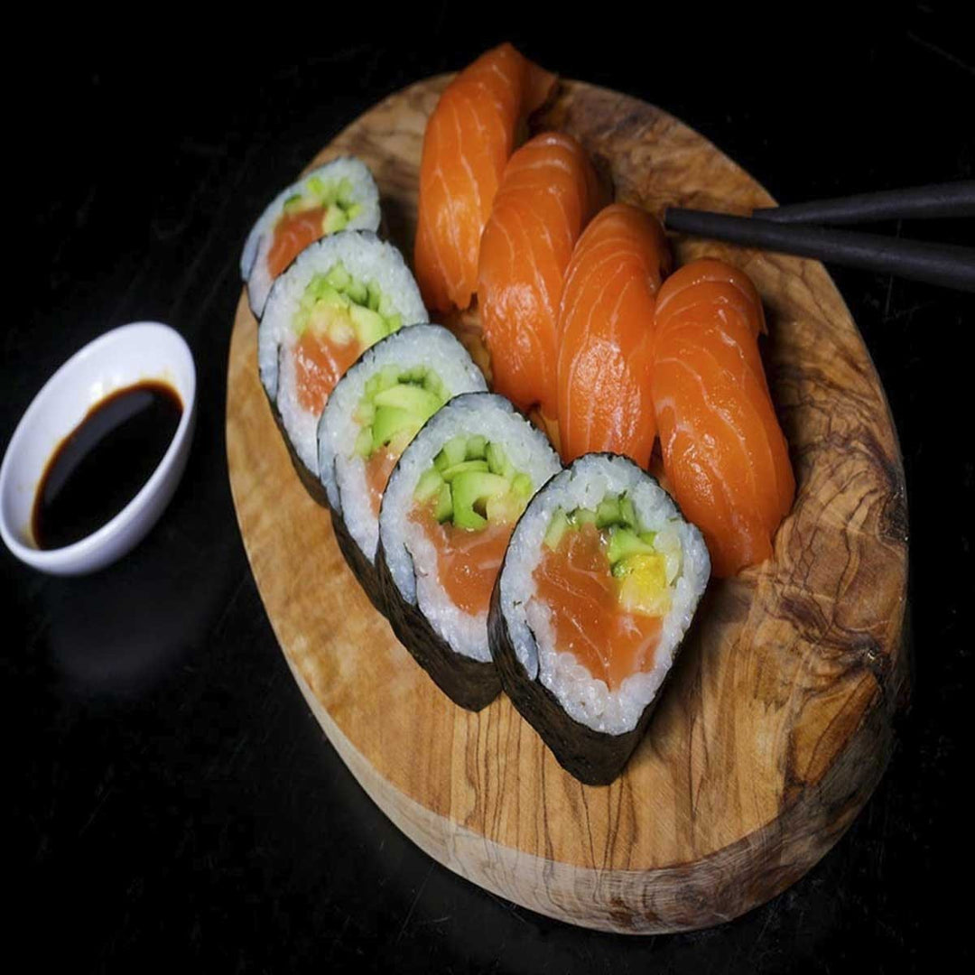 Planche ovale en bois d'olivier 26cm*15cm  - 2