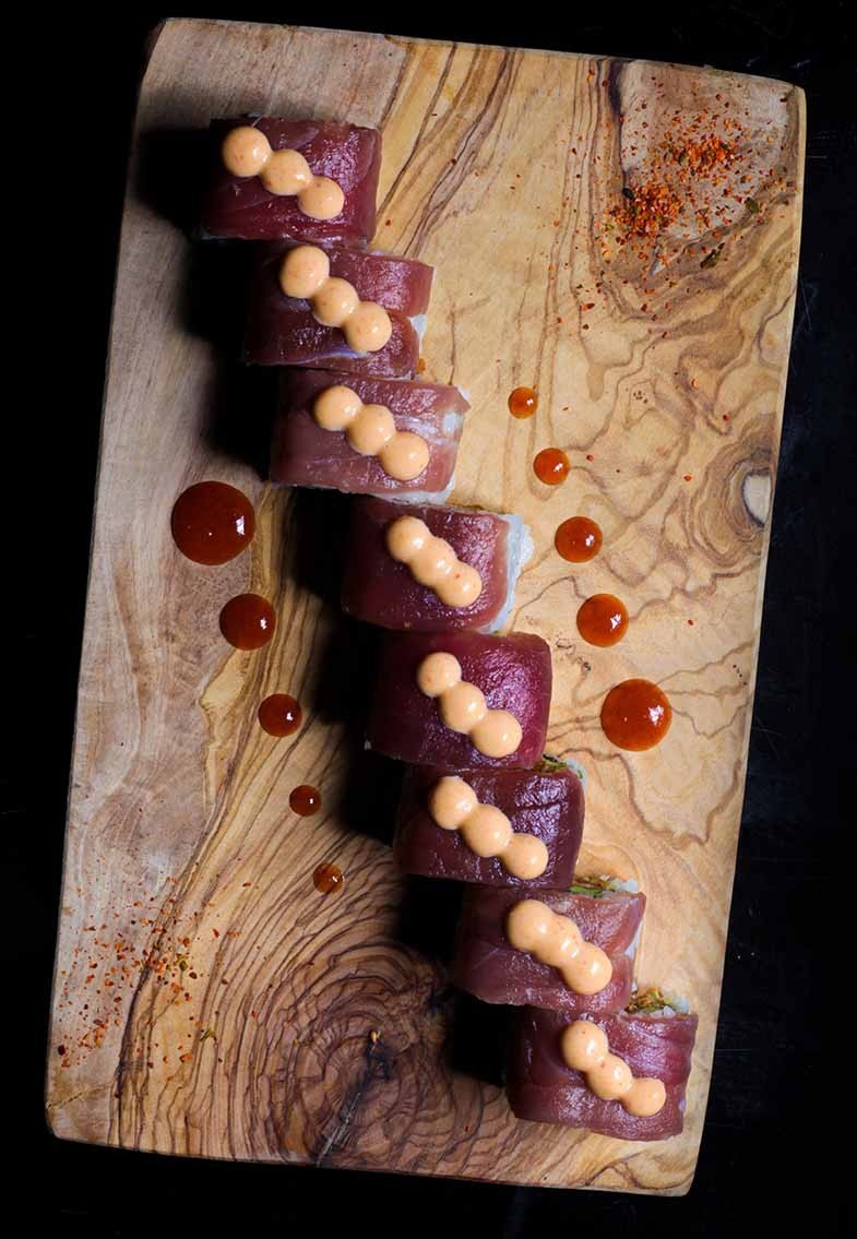 Planche en bois d'olivier rectangulaire  - 2