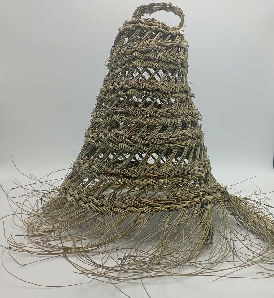 Suspension Luminaire en paille Fouta Tunisia - 1