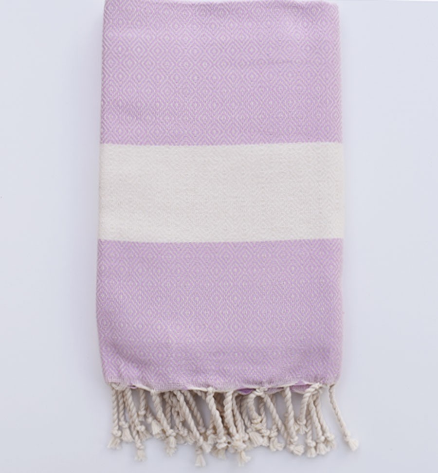 Fouta Diamant rose moyen Fouta Tunisia - 2