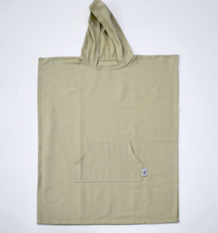 Poncho de plage beige Fouta Tunisia - 2