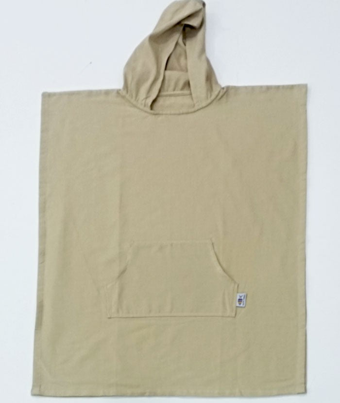Poncho de plage beige Fouta Tunisia - 1