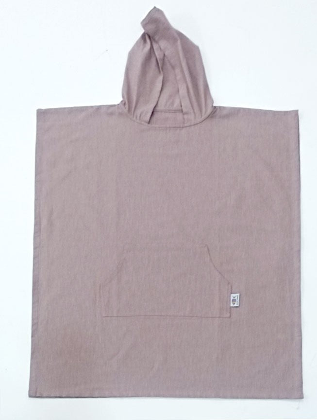 Poncho de plage rose pâle Fouta Tunisia - 1