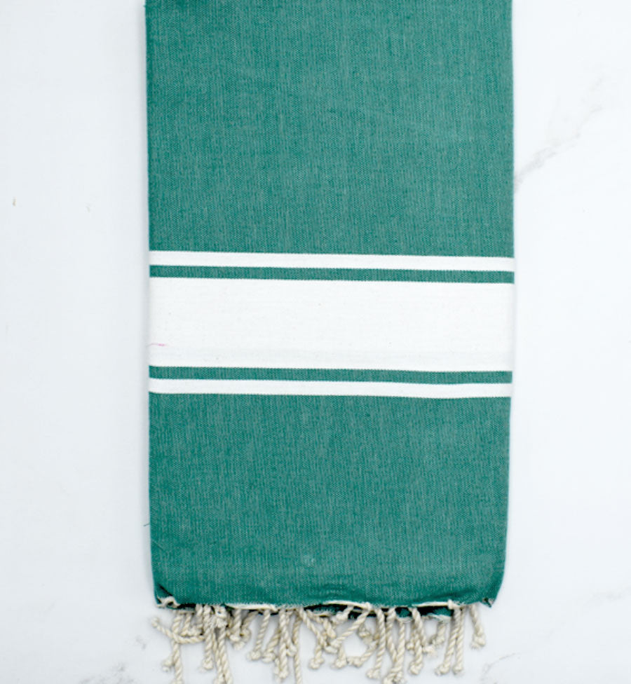 Fouta Plate vert gazon Fouta Tunisia - 3
