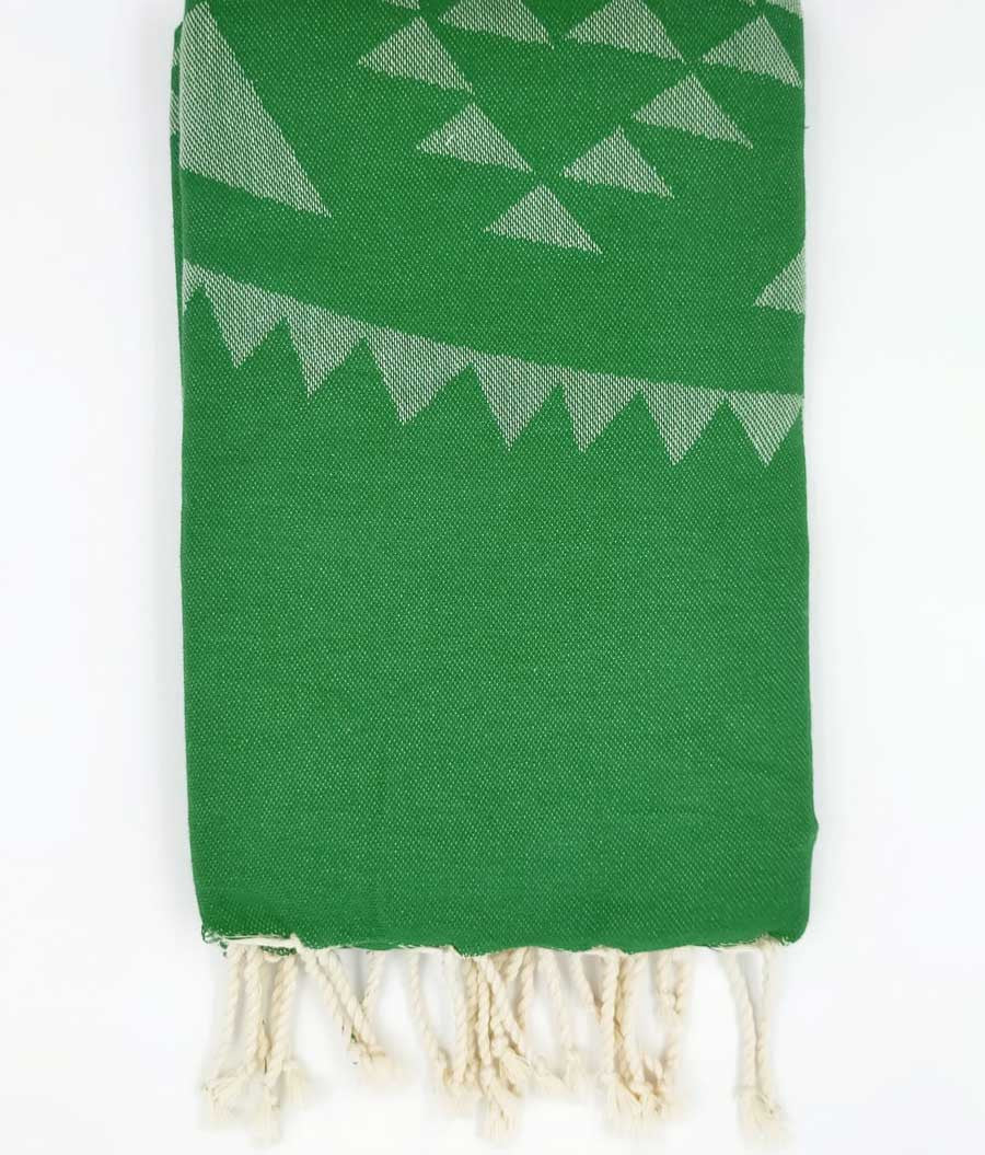 Fouta bohémian vert Fouta Tunisia - 1