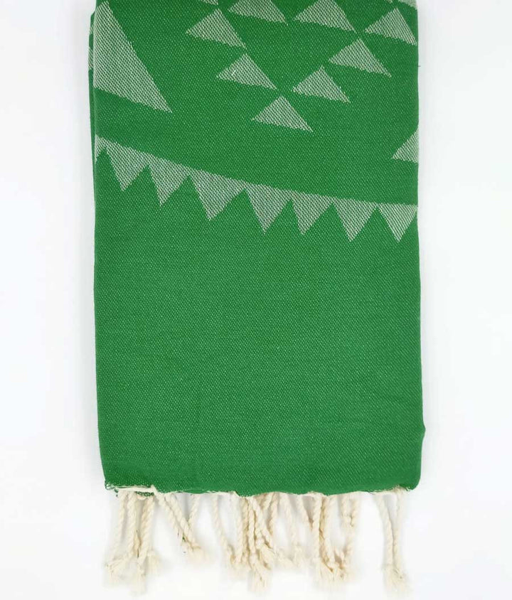 Fouta bohémian vert Fouta Tunisia - 1