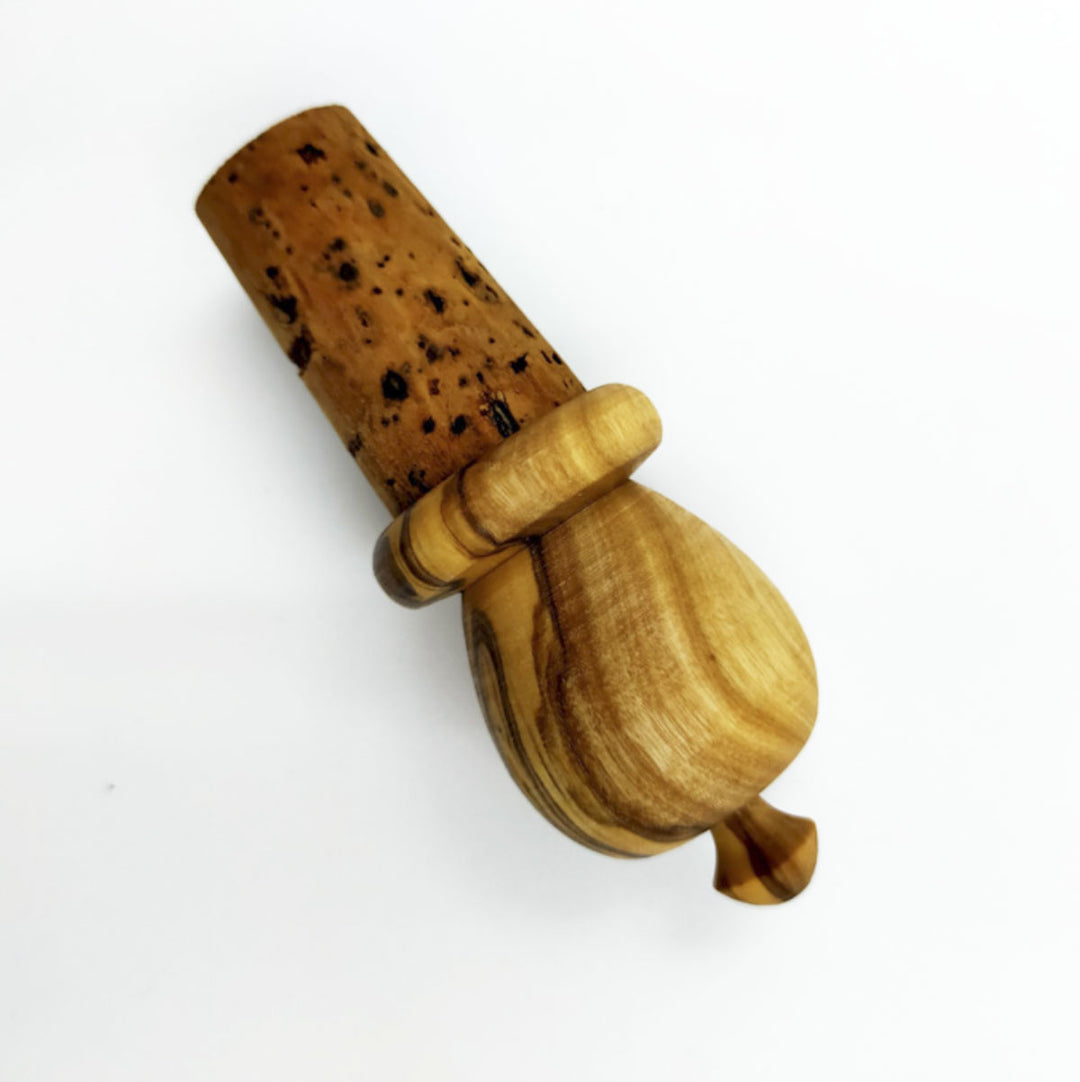 Bouchon de bouteille en bois d’olivier  - 1