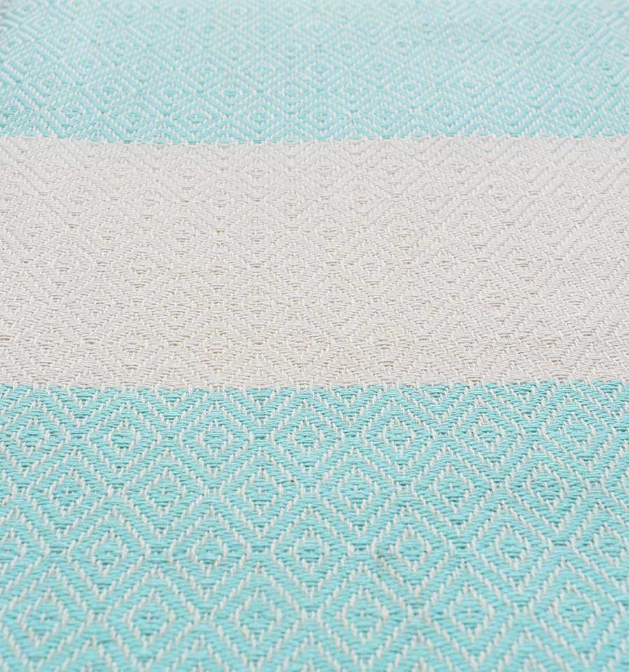 Fouta Diamant vert d'eau Fouta Tunisia - 2