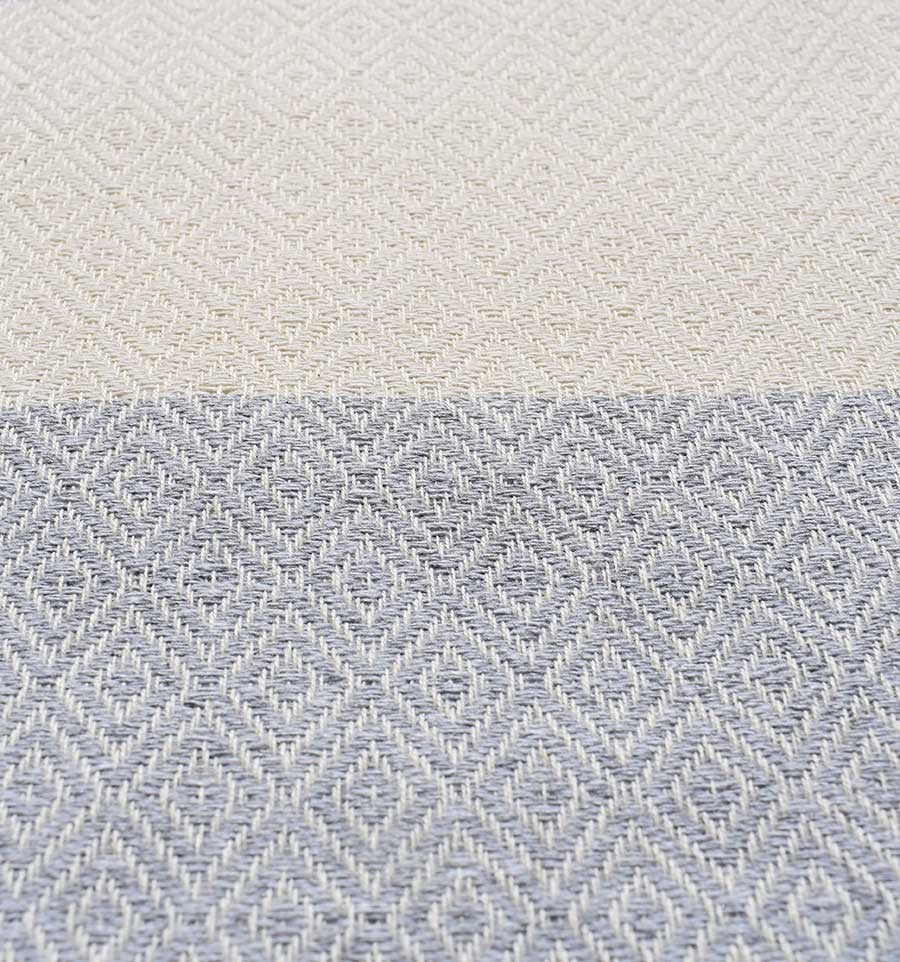 Fouta Diamant gris clair Fouta Tunisia - 2