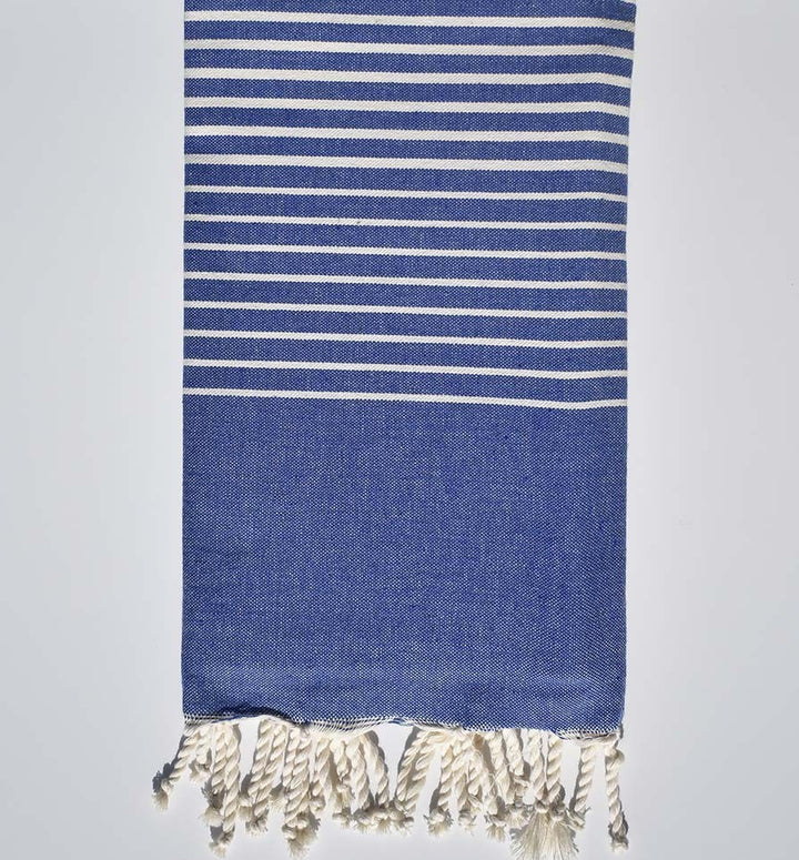 Fouta Portofino en Coton Recyclé bleu Fouta Tunisia - 3