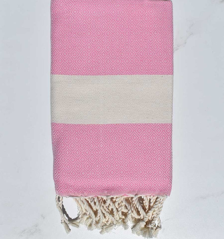 Fouta Diamant rose Fouta Tunisia - 3
