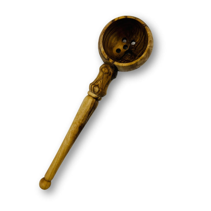 Louche à Olives en Bois d’Olivier  - 1