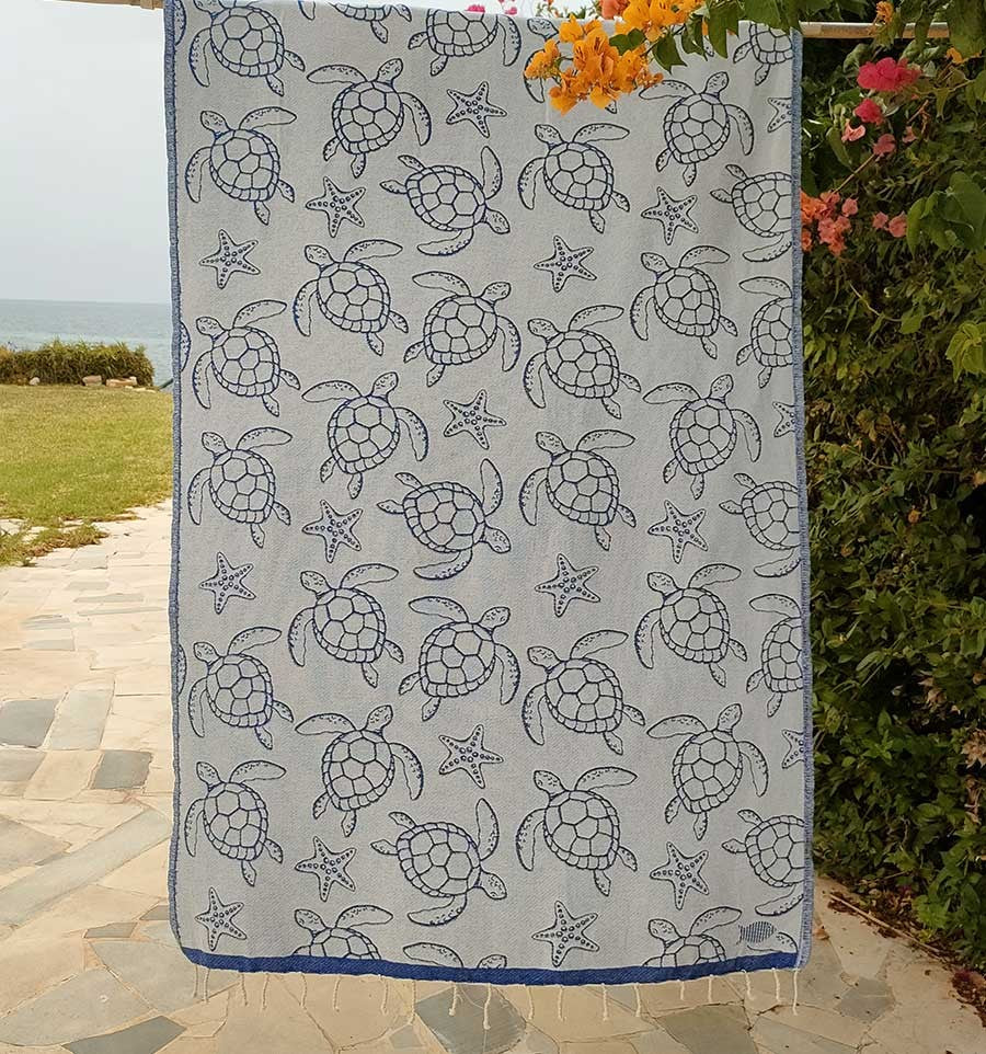 Fouta Seychelles Bleu Fouta Tunisia - 2