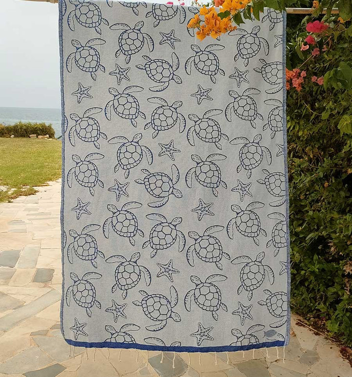Fouta Seychelles Bleu Fouta Tunisia - 2