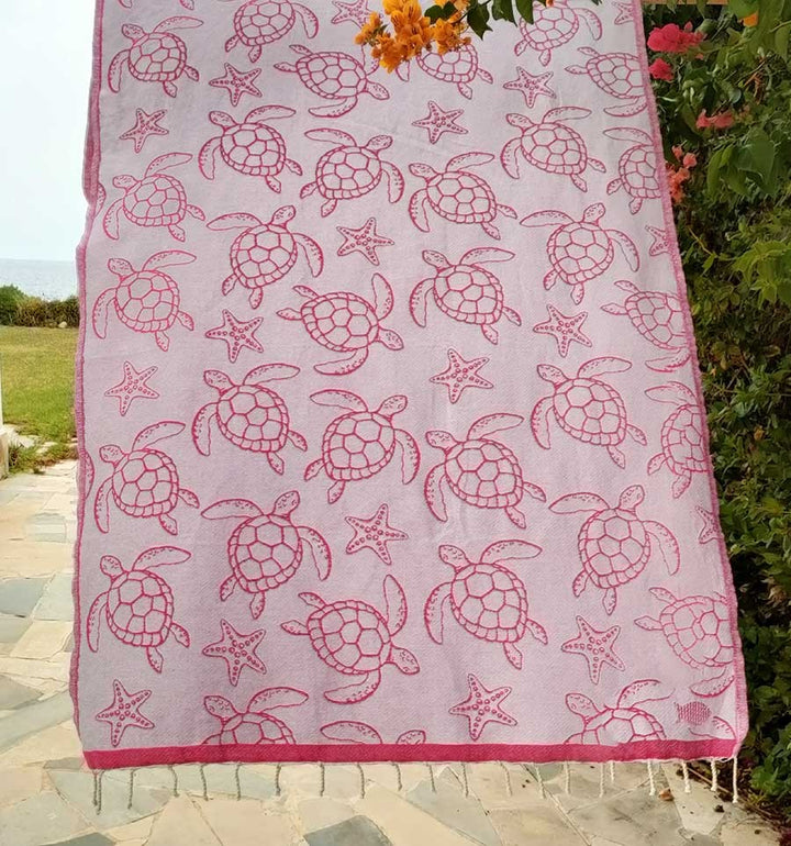 Fouta Seychelles Fuchsia Fouta Tunisia - 2