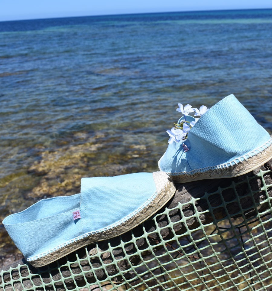 Espadrille Femme Bleu Ciel Crabster - 2