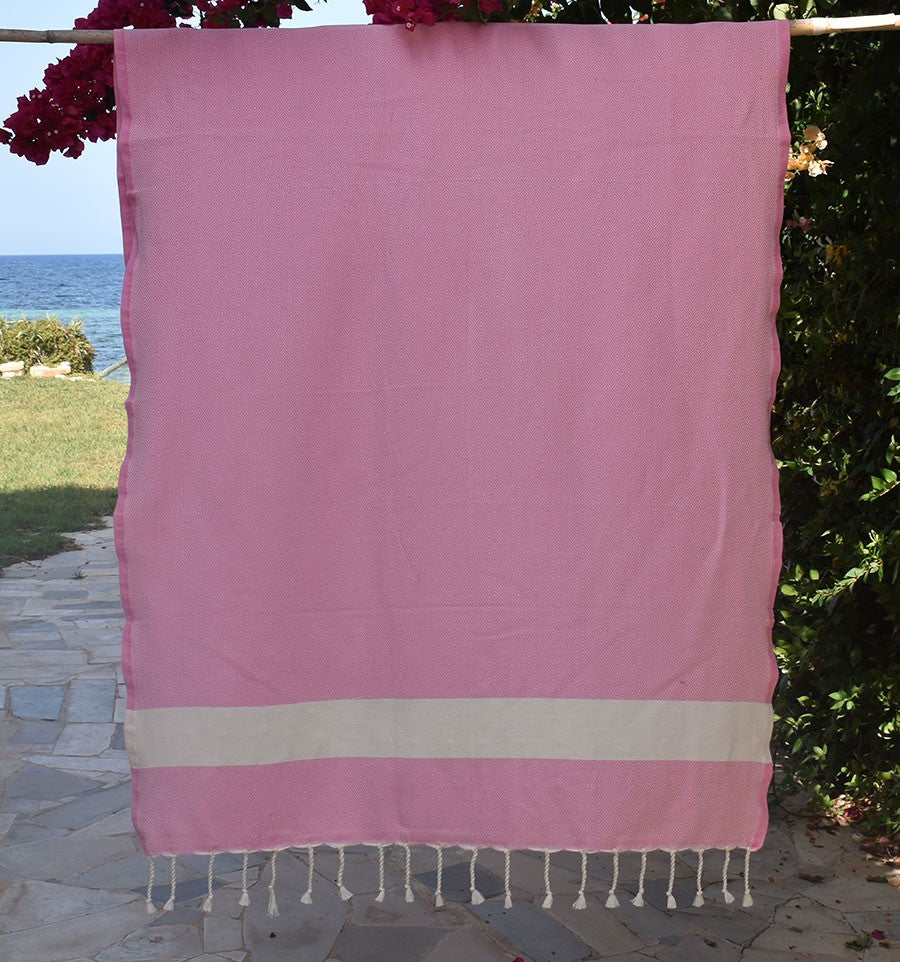 Fouta Diamant rose Fouta Tunisia - 1