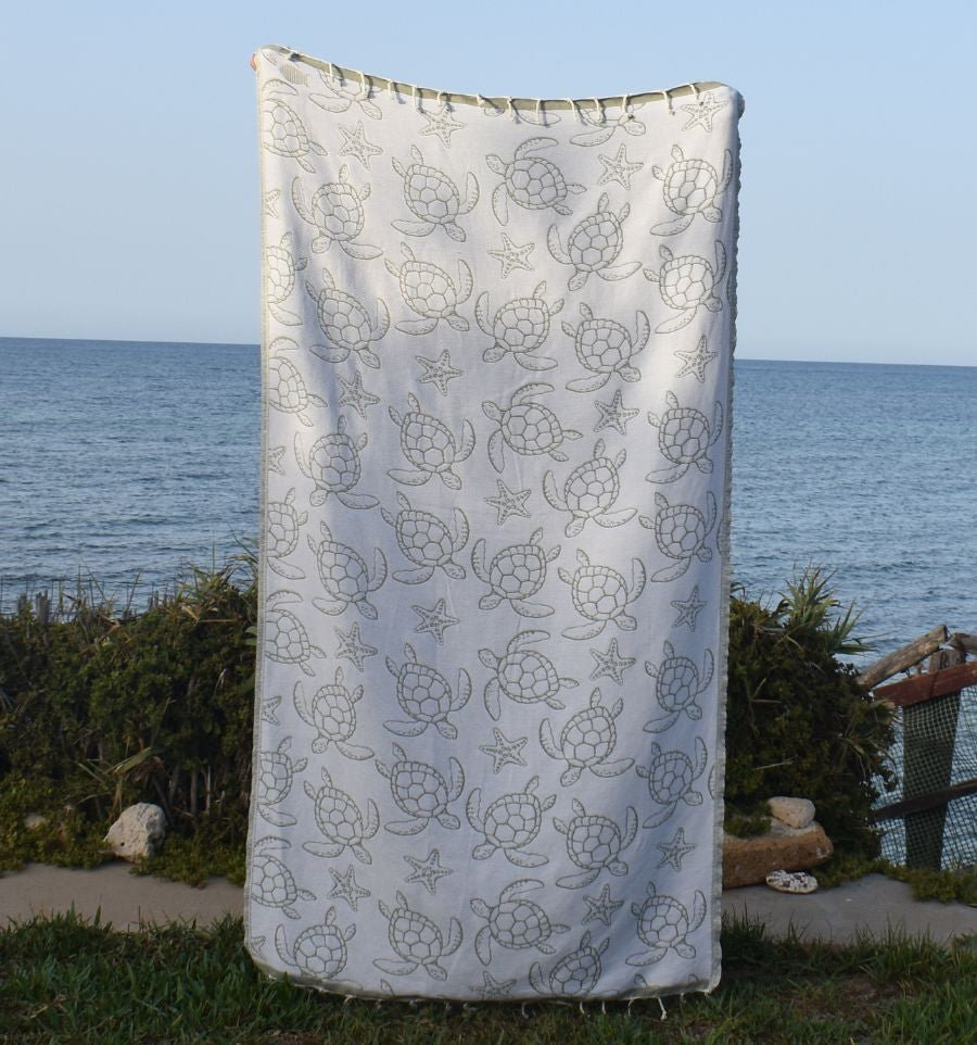 Fouta Seychelles Kaki Fouta Tunisia - 5