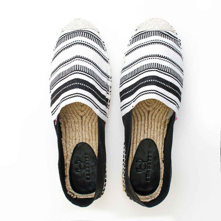 Espadrille Homme Noire et Blanche Crabster - 2