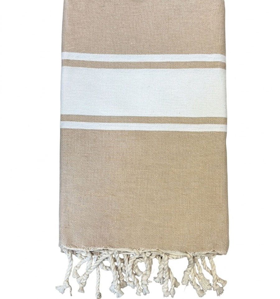 Fouta classica beige cappuccino