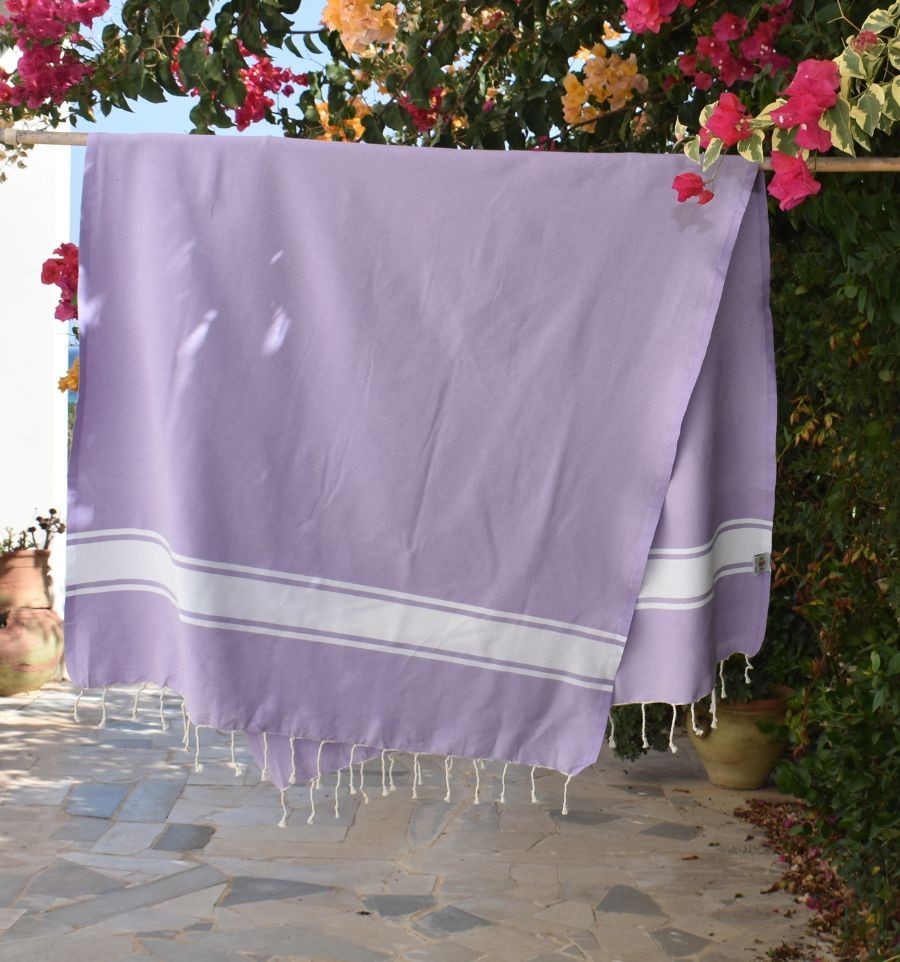 Lavender beach towel
