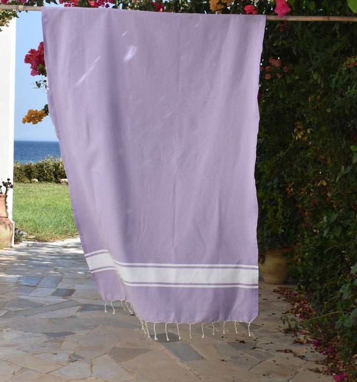 Lavender beach towel