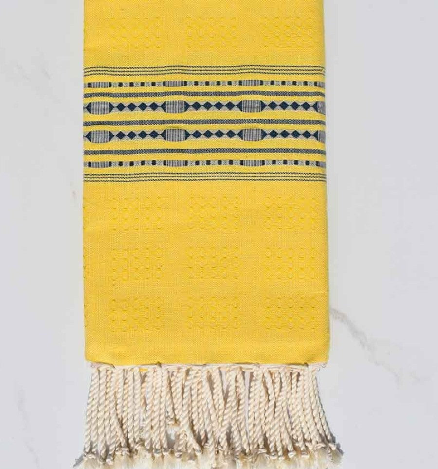 Fouta thalasso jaune