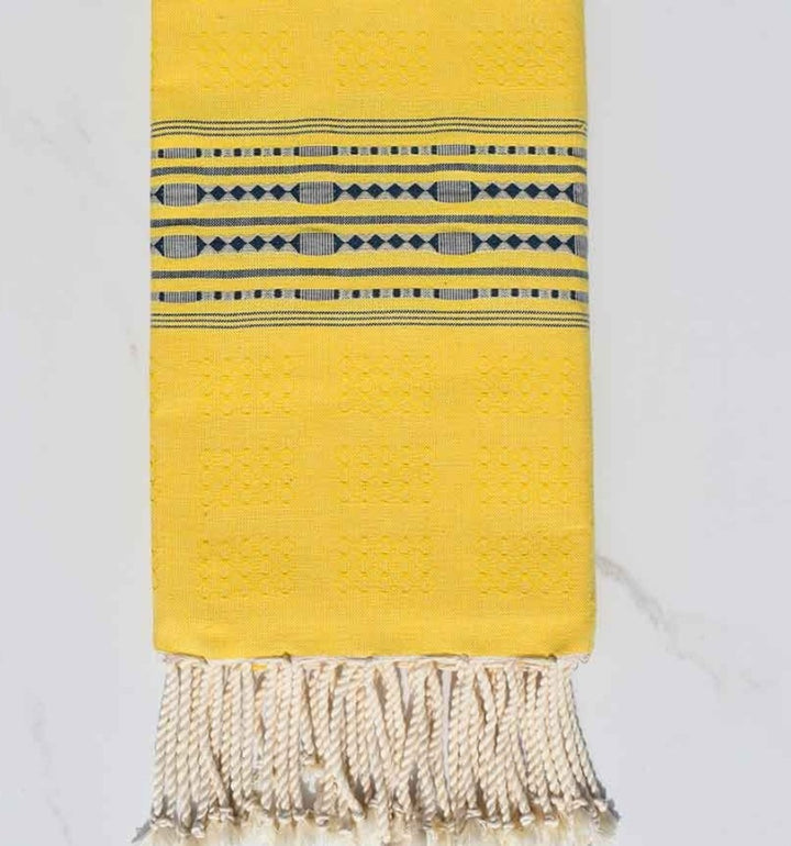 Fouta thalasso jaune
