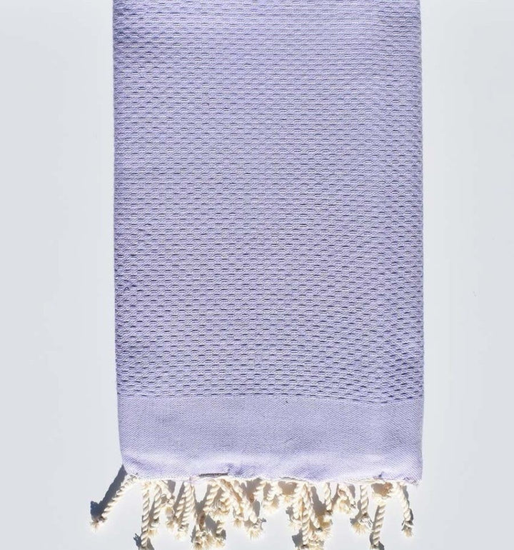 Plain lavender beach towel