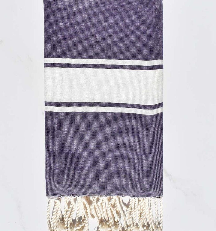 Purple beach towel