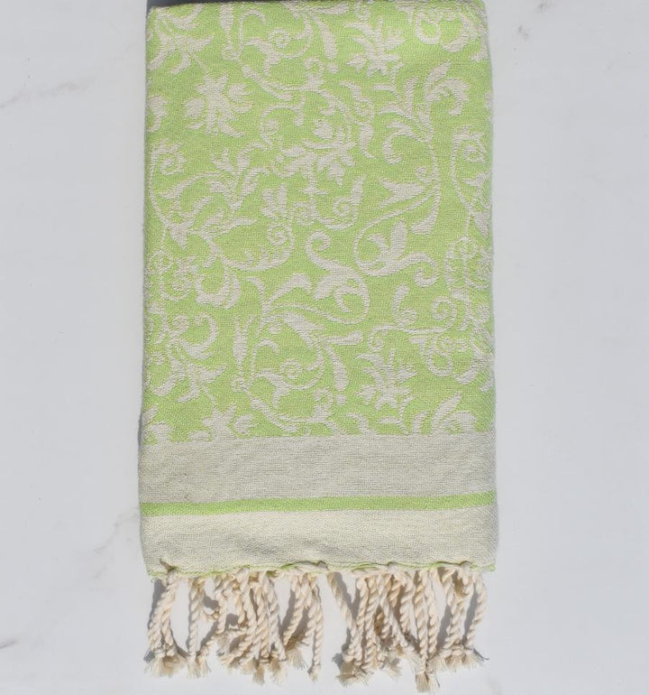 Fouta Versailles vert clair
