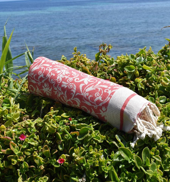 Fouta Victoria incarnadin